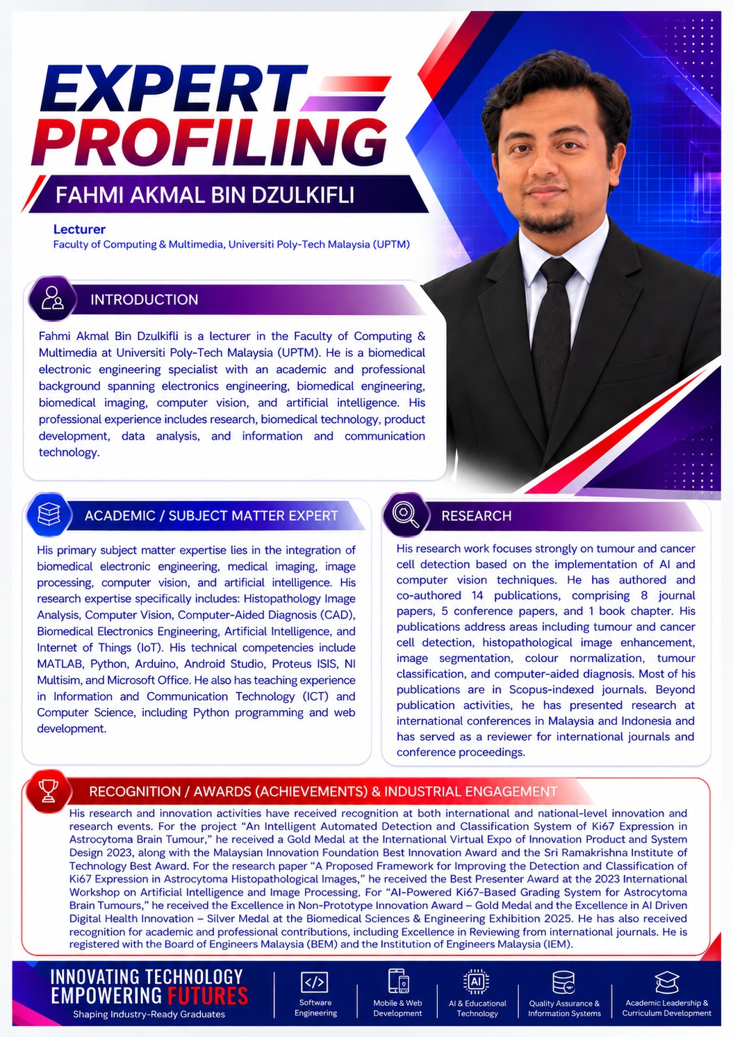 Expert Profiling — Fahmi Akmal Bin Dzulkifli